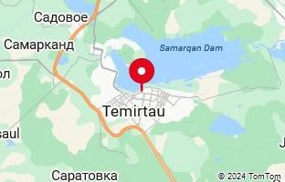 Map of Temirtau
